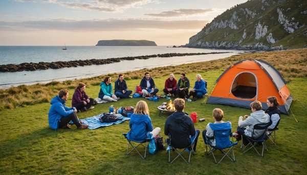 Esprit d'équipe en bord de mer : stratégies et conseils pour un camping mémorable